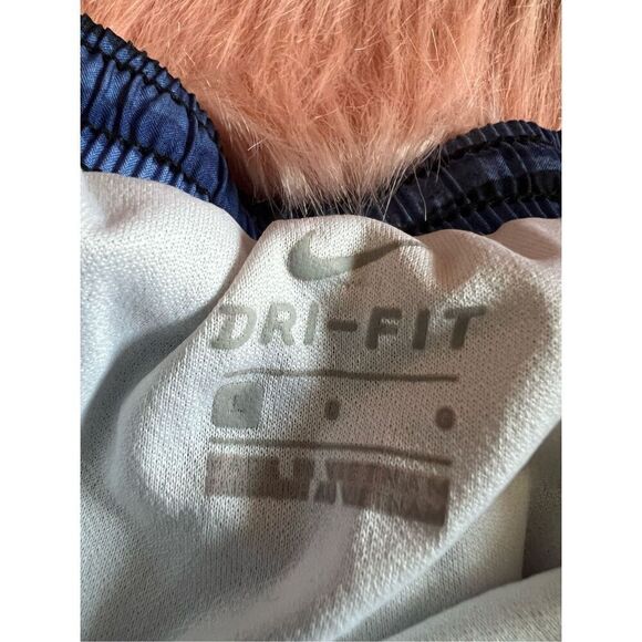 Nike Girls Dri Fit Blue Multi Colored Shorts Kids Size Large - Picture 5 of 7